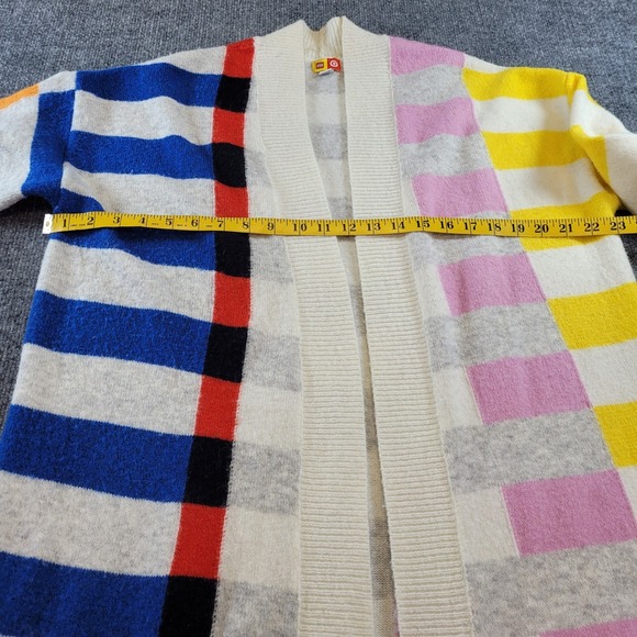 Lego X Target Brick Color Block Knit Striped Long Cardigan Sweater Womens Large - Picture 5 of 7